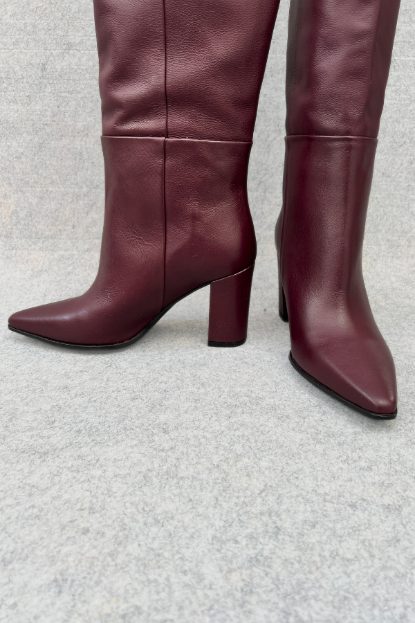 18789 Boots Nappa Daytona Bordeaux