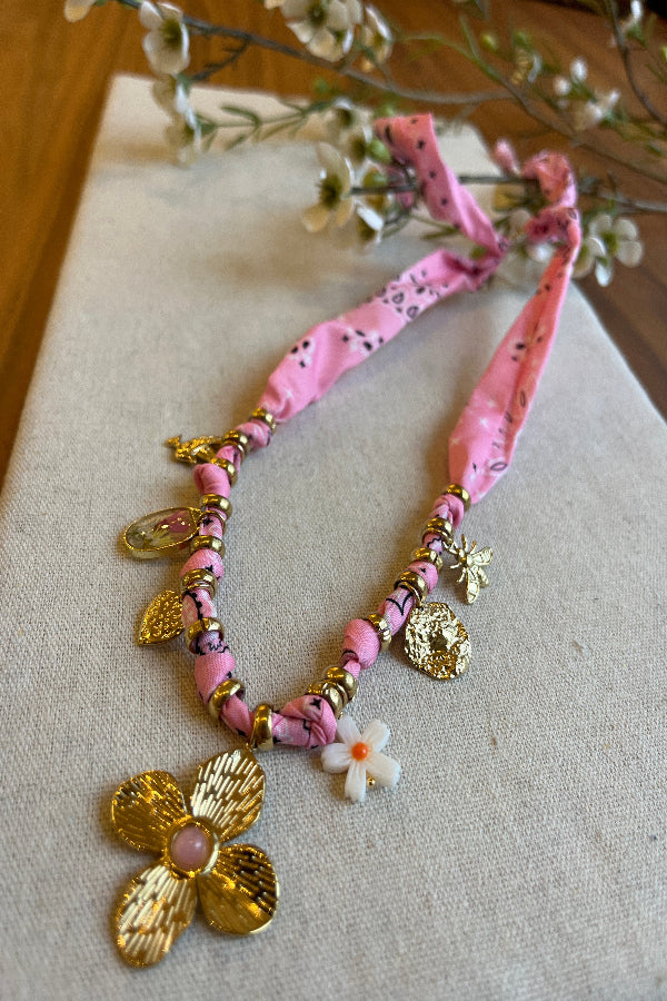 Tala Necklace Pink