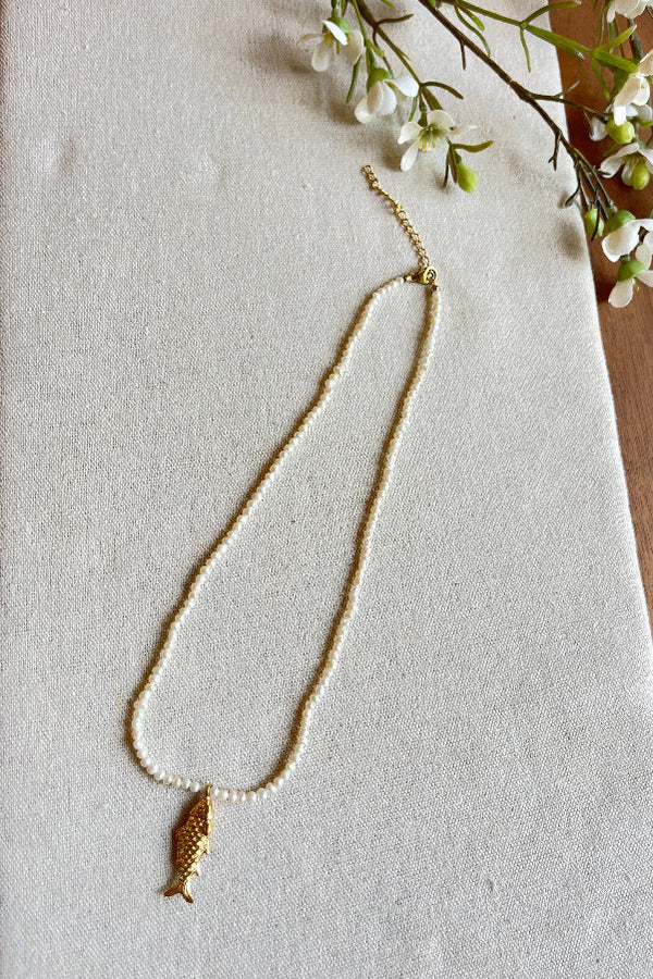 Paityn Necklace White