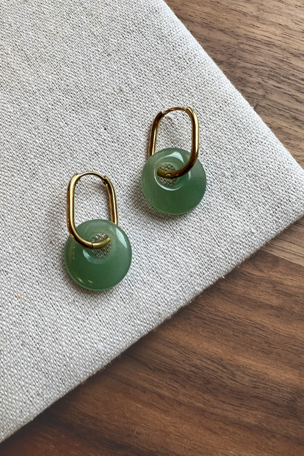 B539ST24041 Earrings Green