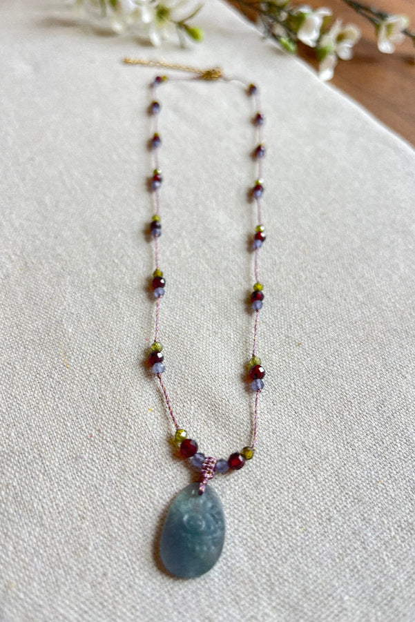 Pilar Necklace Purple