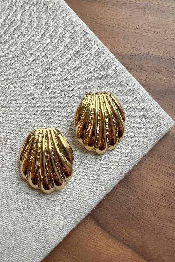 Tetra Earrings Gold