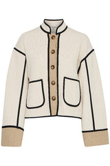 Kate Quilted 20122547 Jacket Almond