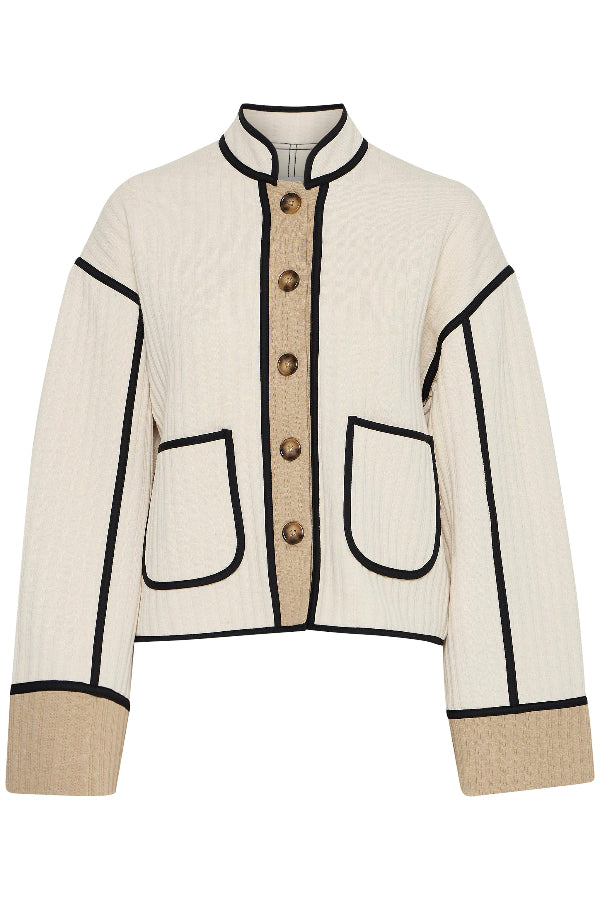 Kate Quilted 20122547 Jacket Almond