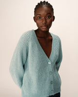 Panettone Cardigan Aqua