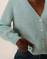 Panettone Cardigan Aqua