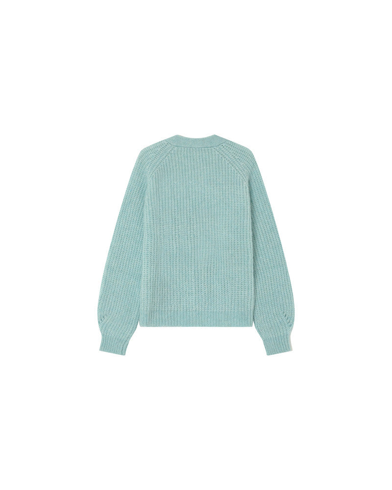 Panettone Cardigan Aqua