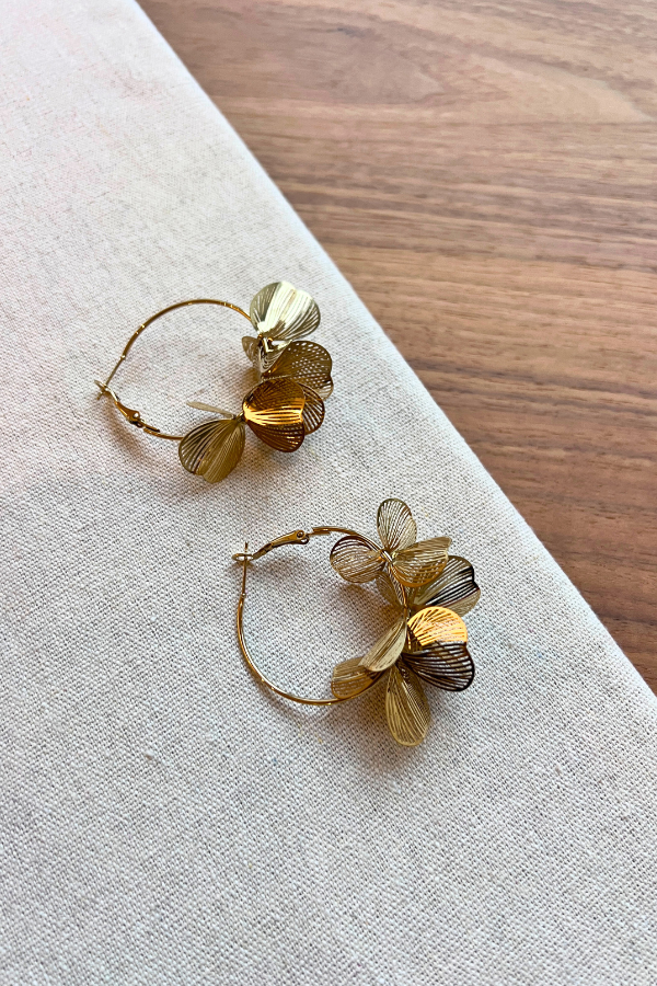 Douquet Earrings Gold