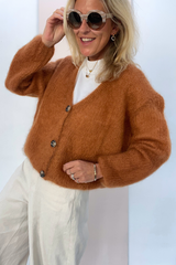 Enorah 1FWITM24001 Cardigan Ocre