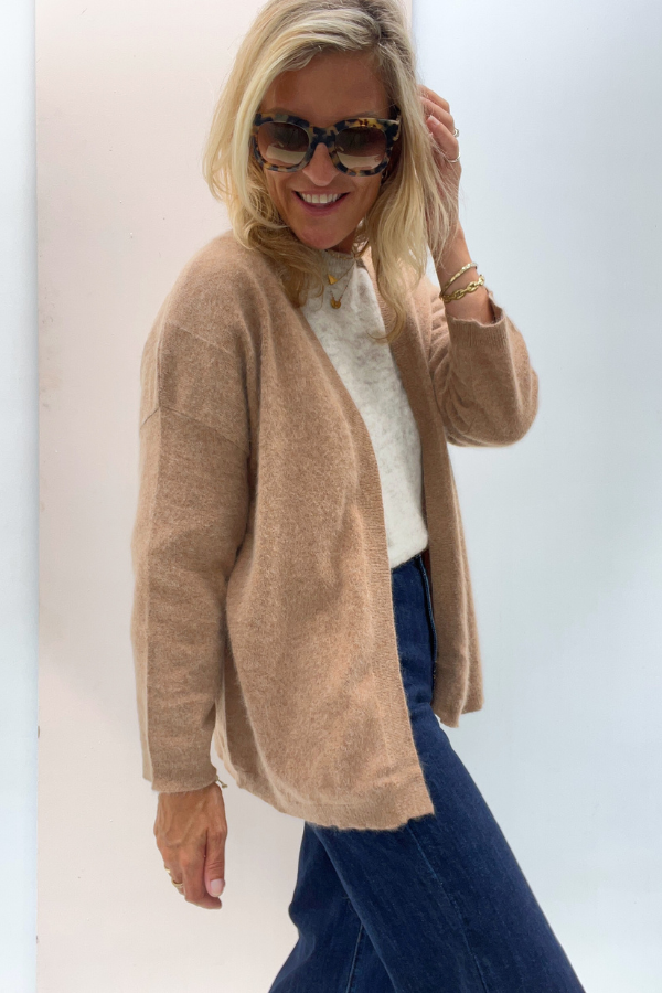 Harry SWT1720 Cardigan Camel