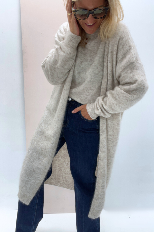 KN24004 Cardigan Beige