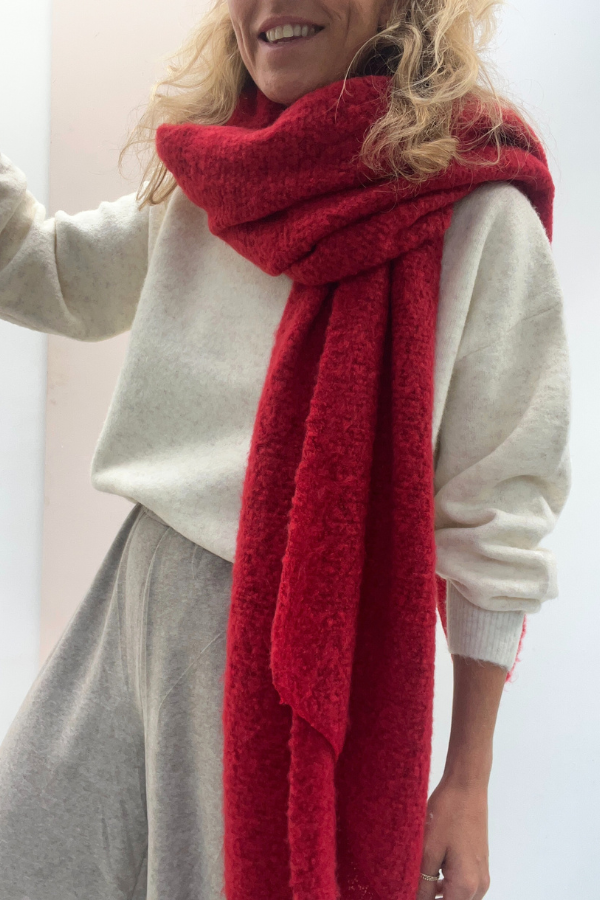 Libelle JA366E20505 Scarf Deep Red