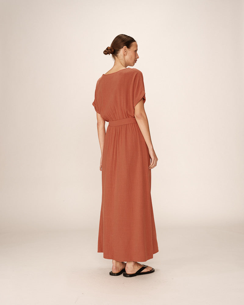 Pollen Dress Terracotta