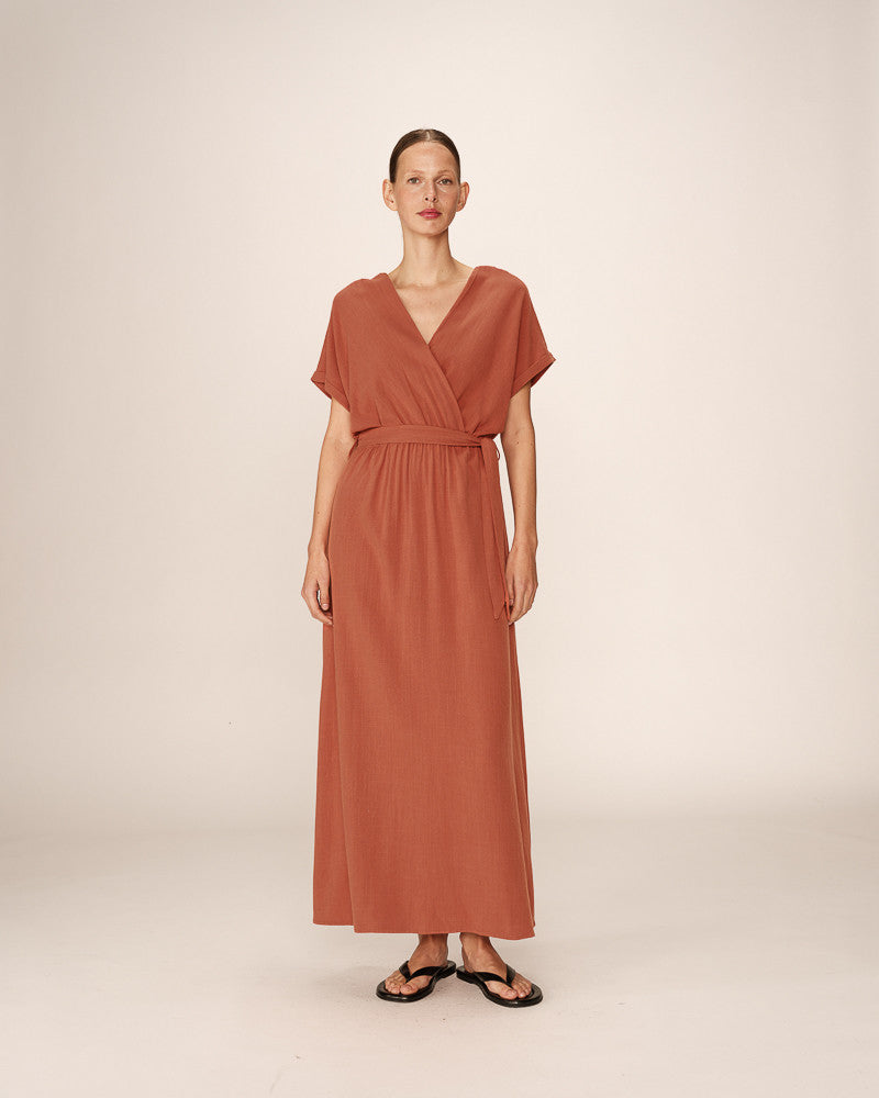 Pollen Dress Terracotta