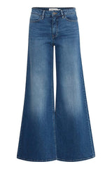 20119022 Twiggy Wide Jeans Medium Blue