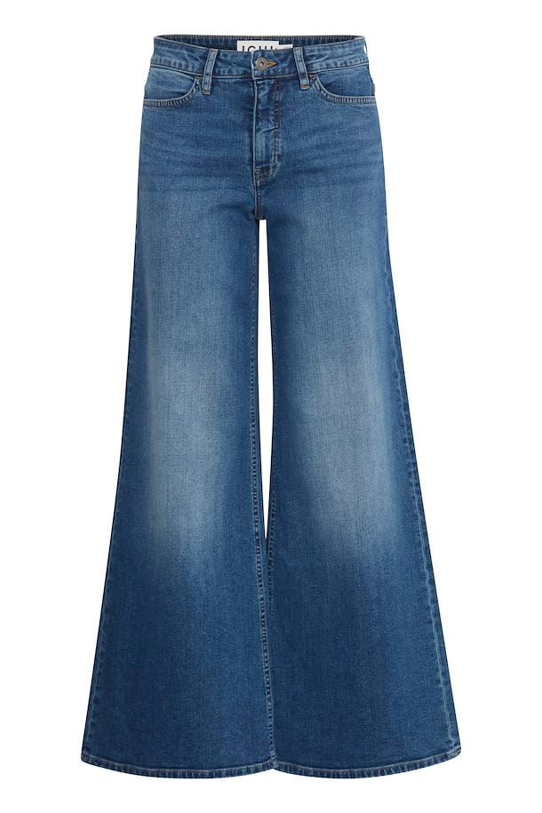 20119022 Twiggy Wide Jeans Medium Blue