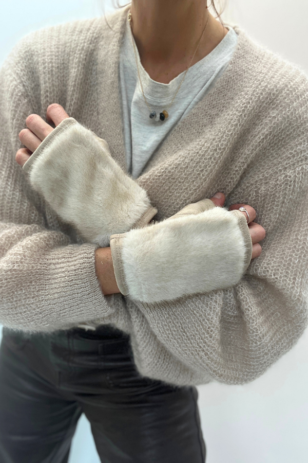 Balmi Mittens Beige