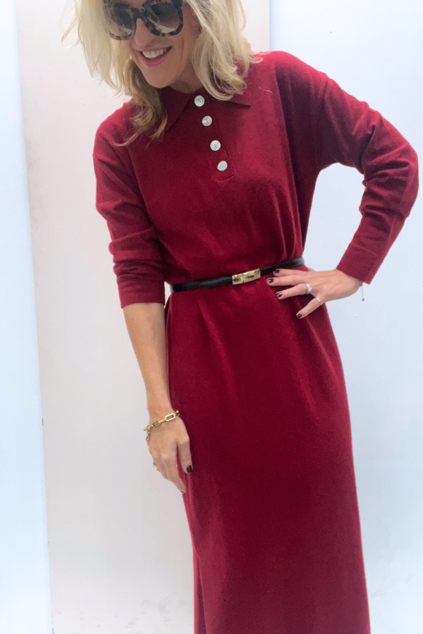 Neslie 1FWCHM24013 Dress Bordeaux