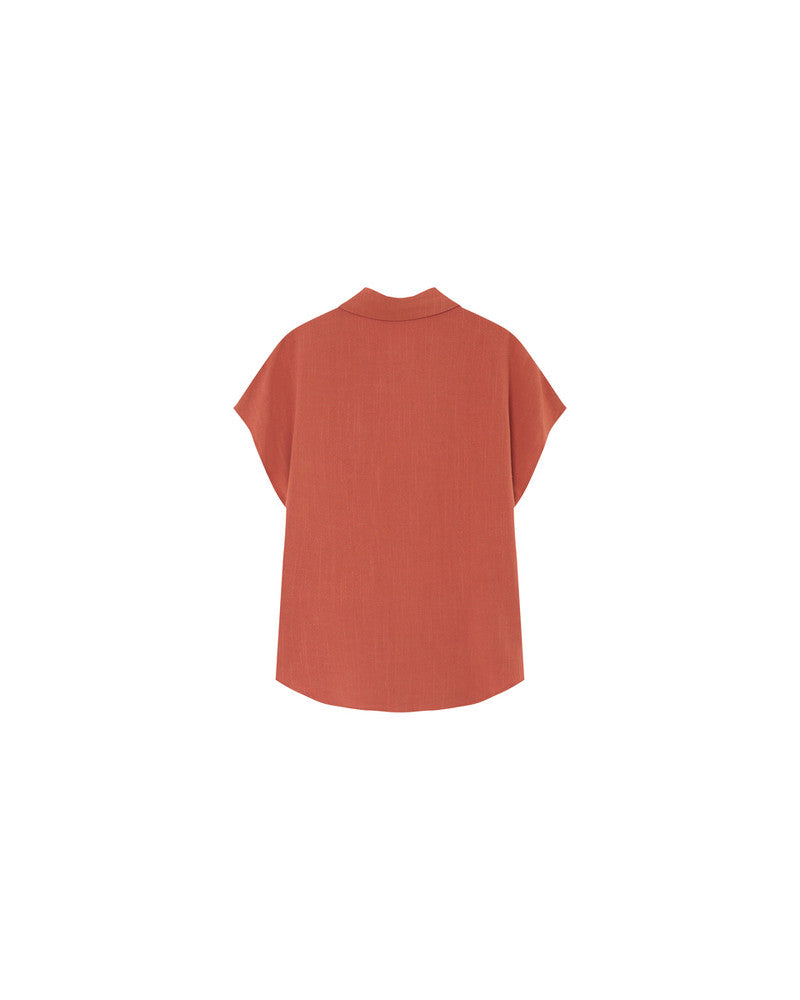 Perez Blouse Terracotta