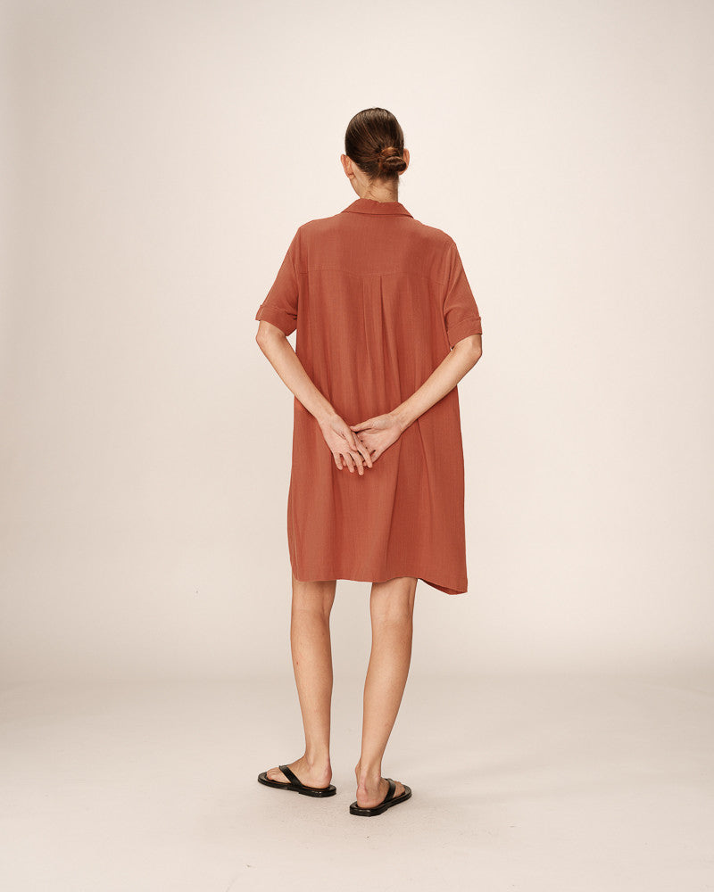 Paquita Dress Terracotta