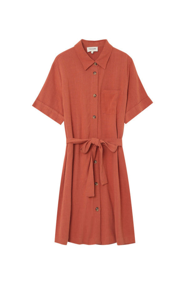 Paquita Dress Terracotta