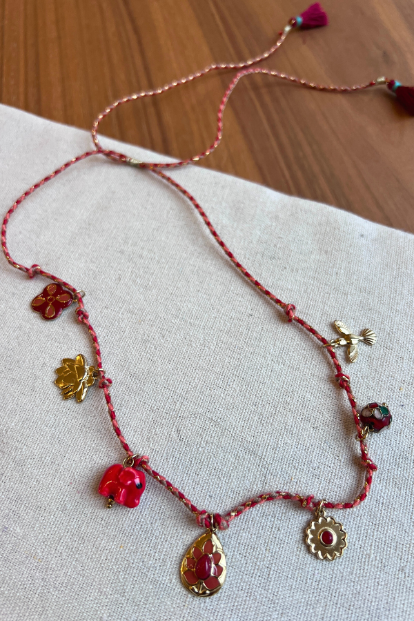 Sumbo Necklace Red