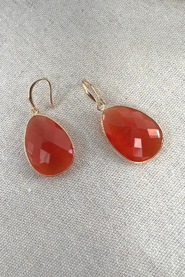 Charlotte Earrings Orange