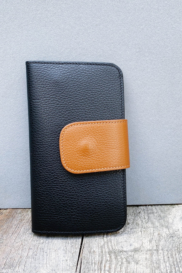 Maya PRTFW22 Wallet Black Camel